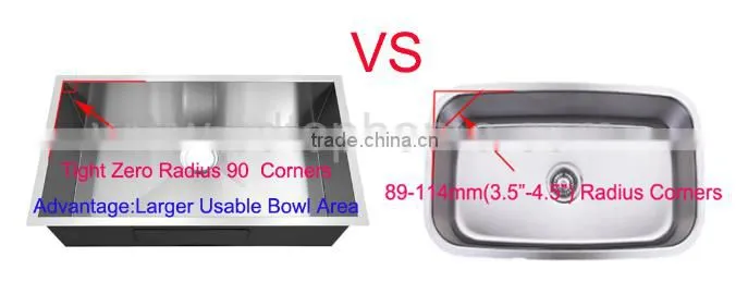 China Manufacturer professional double bowl stainless steel sink