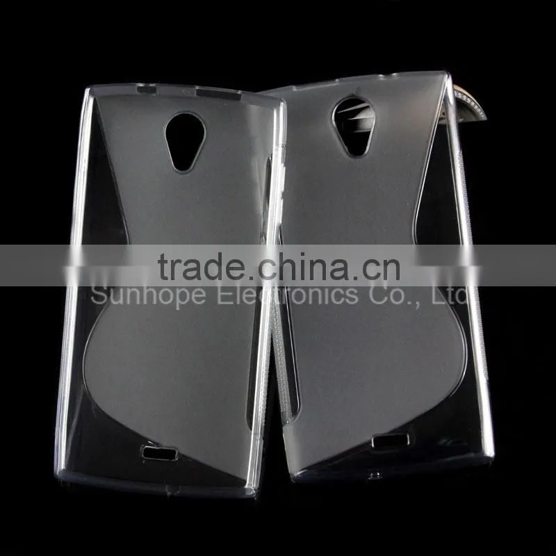 Factory price TPU S line soft matte non-slip mobile cell phone case for Orange Nura 5.5