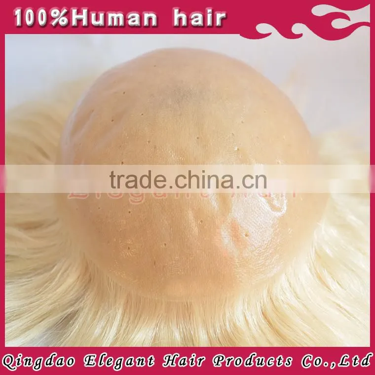 2015 hot sale human virgin hair accept paypal payment european hair toupee for men