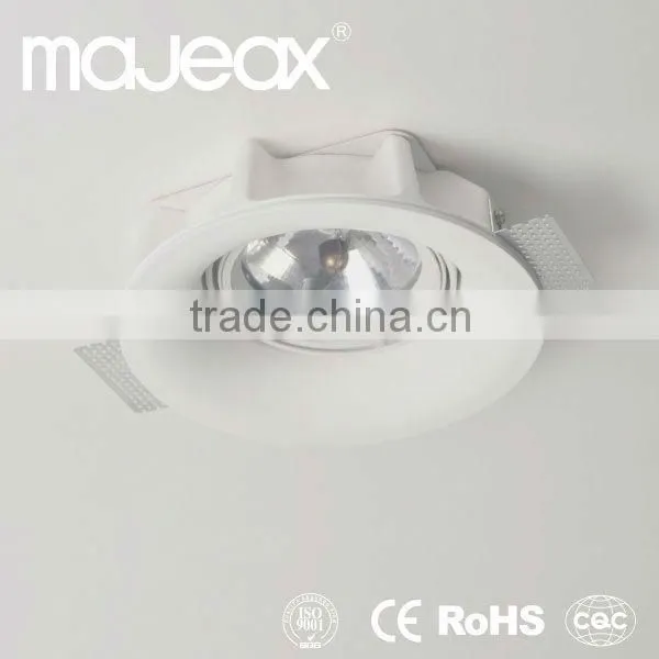 Trimless Purely Handmade Gypsum Plaster latent led downlight