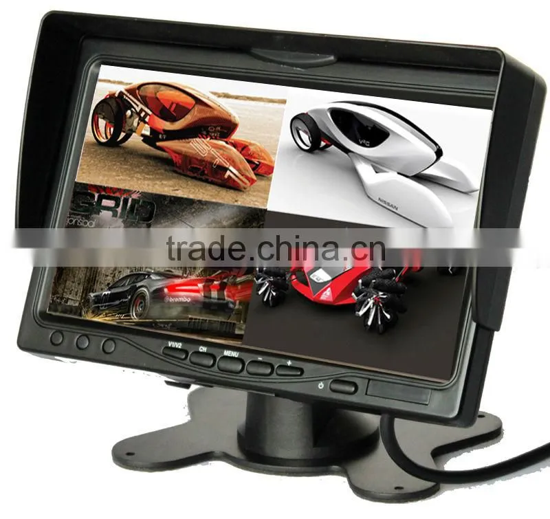 2014 Brand-new 7 inch LCD car monitor with OSD menu