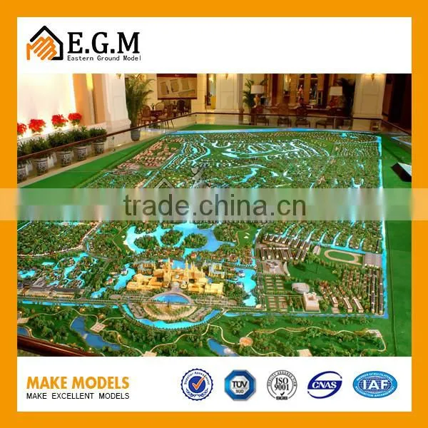 Natural Color for urban planning scale model