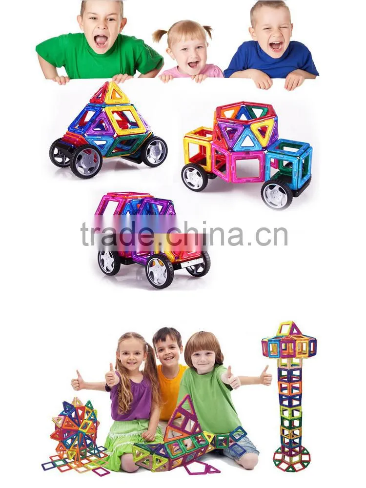 New Popular Magnetic Toy Plastic Building Block Toys For Baby Gift