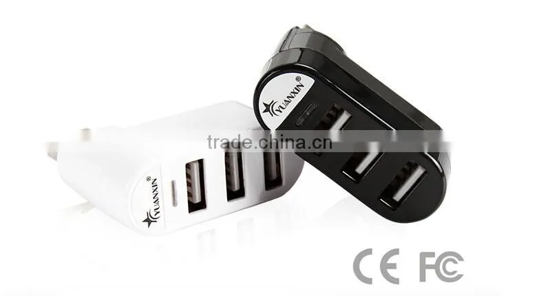 2.0 High Speed 3 Ports Rotatable USB HUB For Notebook Computers