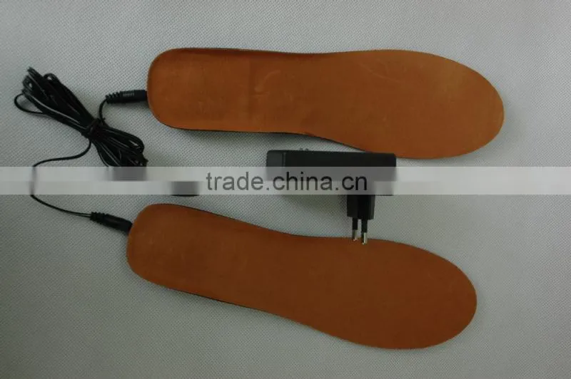 Far infrared heating insoles for boots