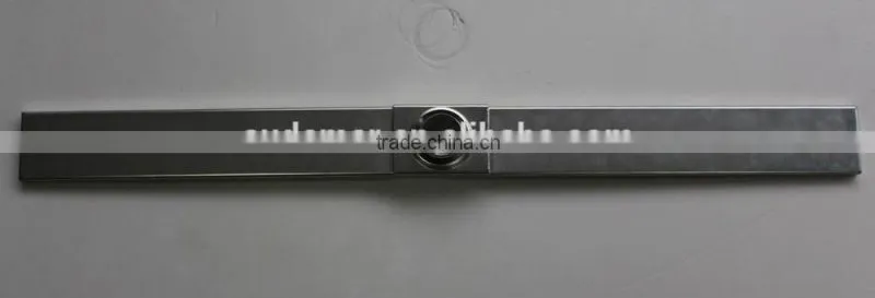 Audemar E series Straight Edge Sloped Channel Base Stainless Steel Swimming Pool Gutter Drain