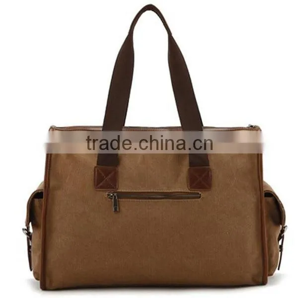 2016 newest style cotton canvas bag school bag