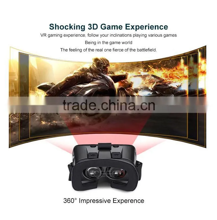 Wholesales supports 500 degrees of myopia vr 3d glasses for sexy movie in stock