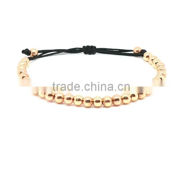 Newest Fashion beads man wrap bracelet and braided rope bracelet