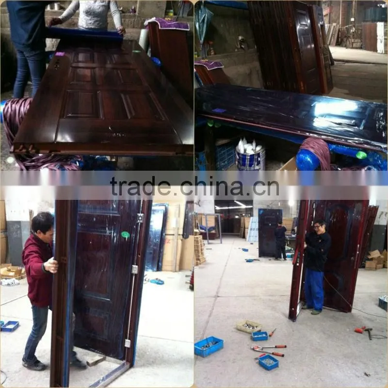 Steel security door