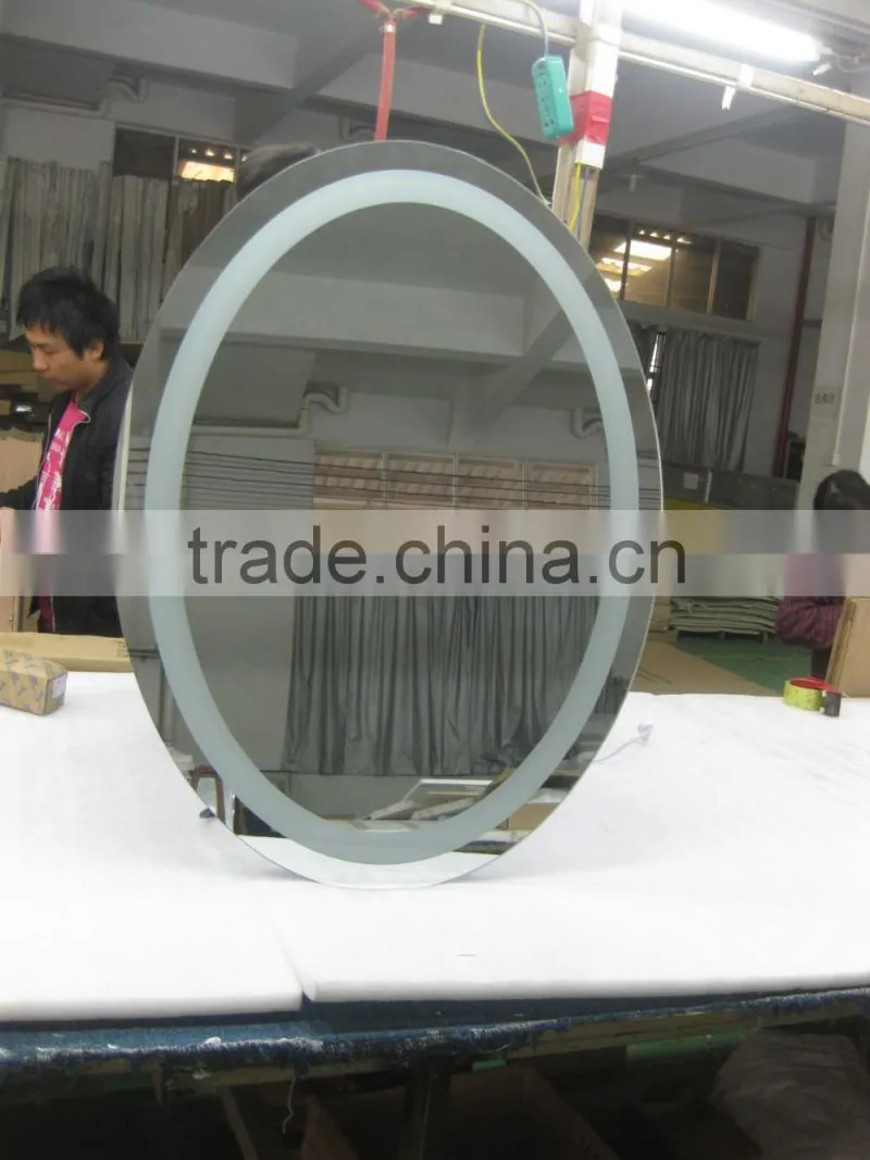 Hot Sale Modern Round Illuminated Bathroom Led Dressing Mirror
