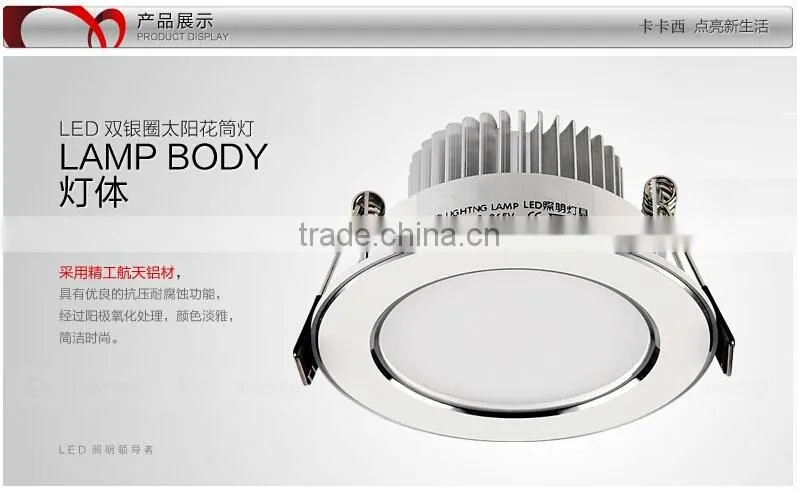 Factory Sell Dimmable LED Downlights 3w 5w 7W 9W 12w SMD 5630 LED Ceiling Lamp Spot Lights