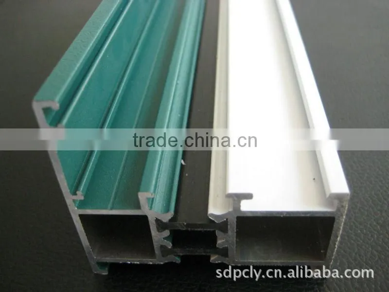 Different Shape and Size Wood Grain Aluminium Extrusion Profiles
