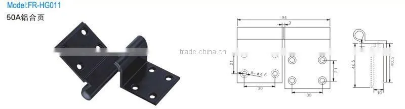 double door aluminum alloy handle