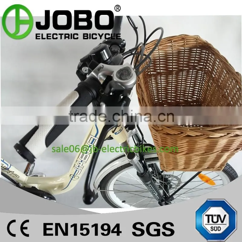 City Bike Lithium Electric Bike With Basket