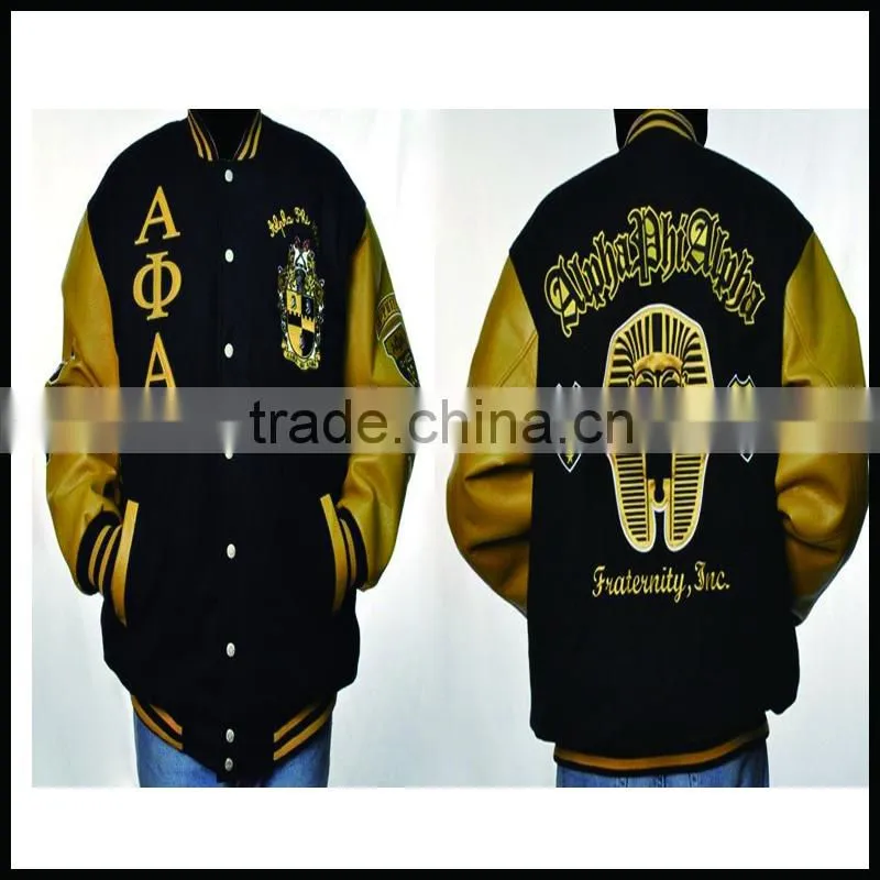 Custom Baseball Jacket with Emboridery logo