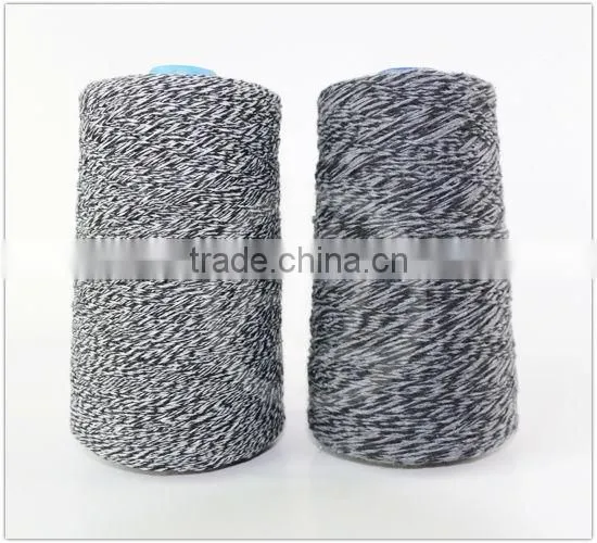 Bleach white color cotton blend spun yarn