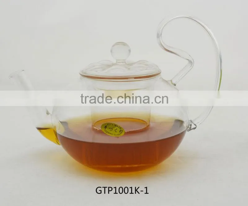 Heat Resistant glass teapot with infuser