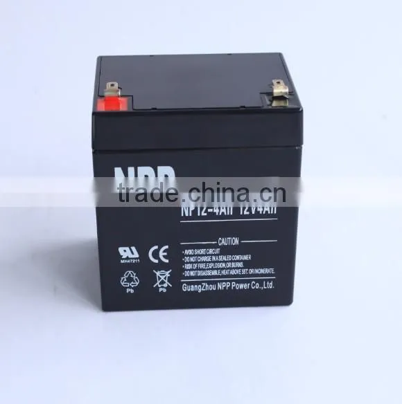 Guangzhou NPP UPS and security system12v4ah ups battery