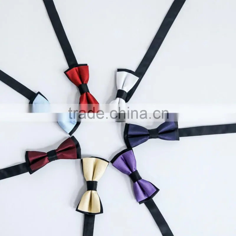 Fashion Polyester Boys Bowtie For Formal Wedding Men Bow Tie