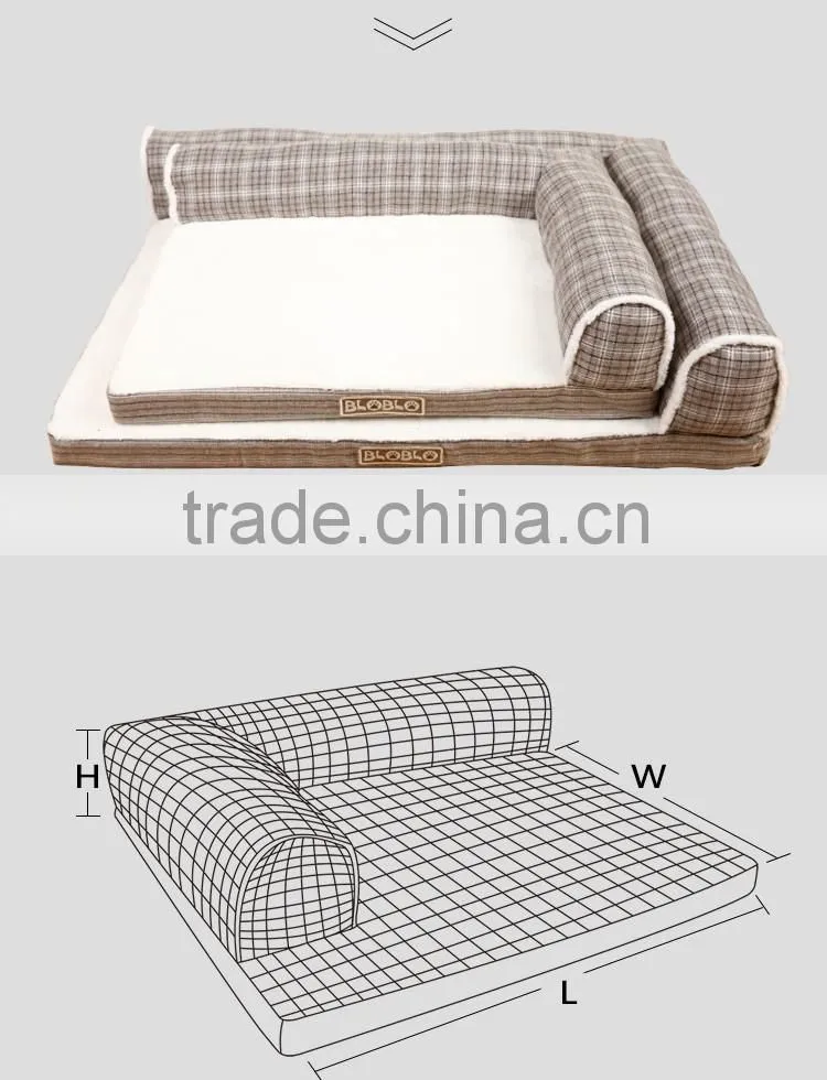 Luxury high quality pet dog bed wholesale