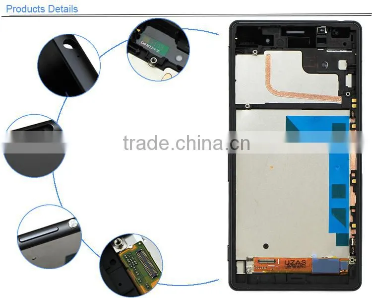 Alibaba supplier replacement for sony z3 mobile phones original,lcd display touch for xperia z3