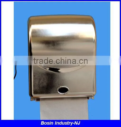 chrome sensor tissue dispenser, electric toilet paper dispenser