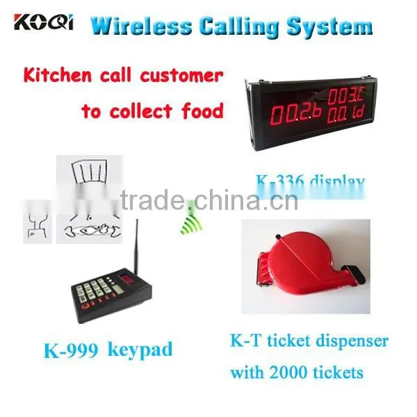 Take A Number Machine Queue management Guest Paging System Ticket Dispenser