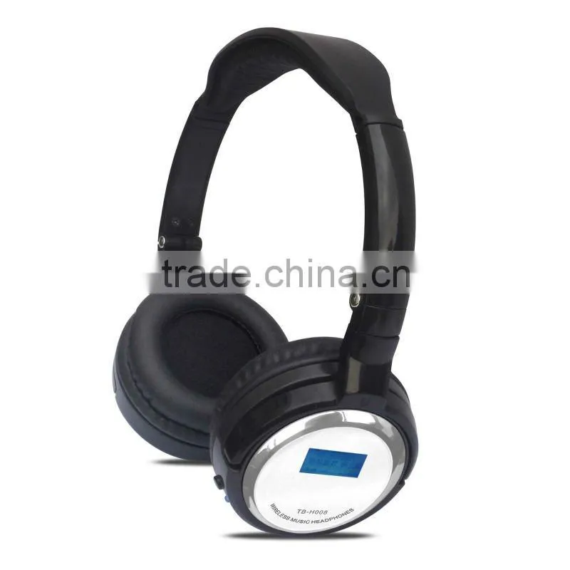 wireless headphone with TF card and FM radio
