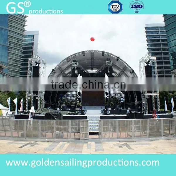 decorative lighting truss concert roof lighting truss