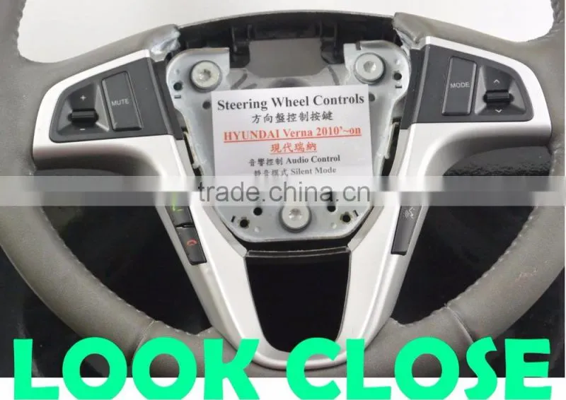 For HYUNDAI VERNA Universal control Buttons racing steering wheel