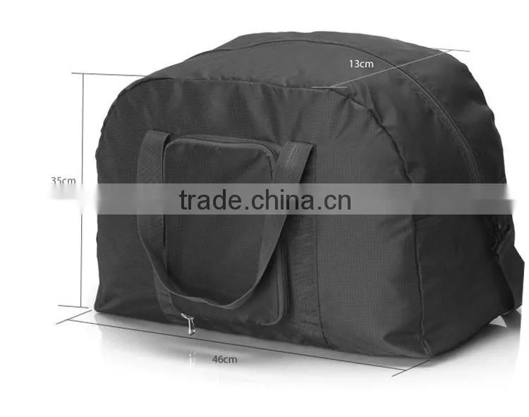 Big capacity foldable bag for travel with strap
