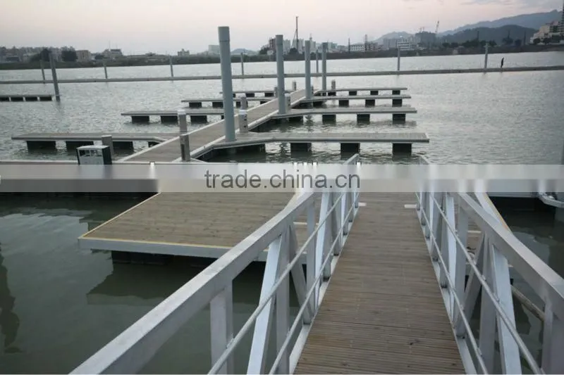 Yacht Marina Dock Handrail Walkway