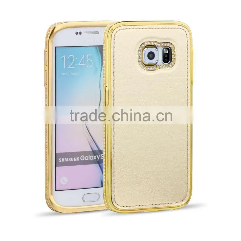 Best Price Leather Phone Case for Samsung S6 Edge