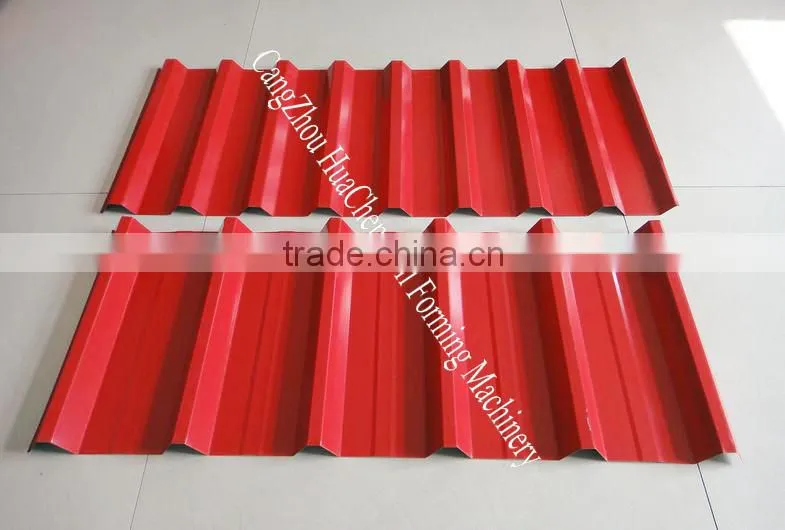 Galvanized aluminum roofing Ridge Cap Making Machine