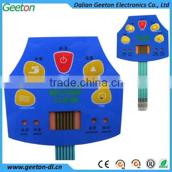Polyester Tactile Transparent Window Thin Film Switches With PCB Circuit