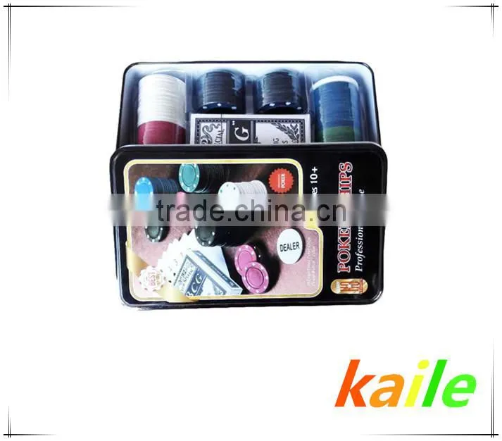 Poker chip set poker set poker card