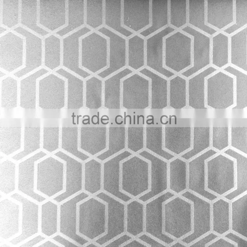 2016 new style crumple design flock fabric for upholstery, cushion, bag
