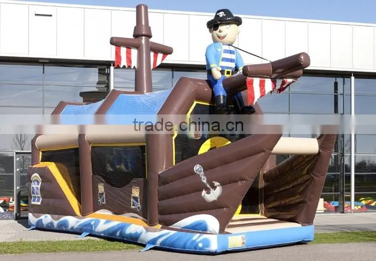 Giant inflatable shooting combo castle for sale