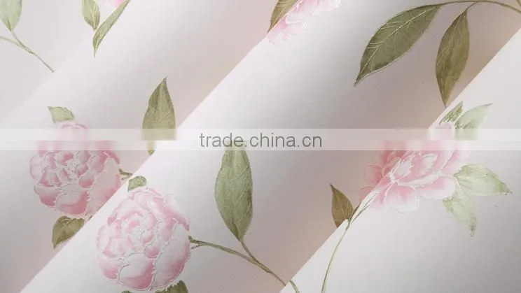 cheap American decoration flower wallpaper for wall