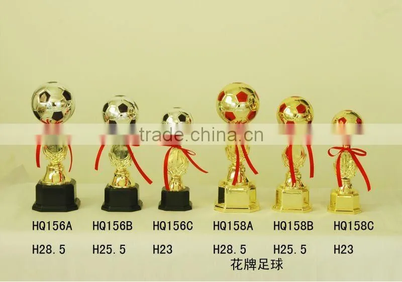Football trophy,soccer ball trophy, plastic trophy cup