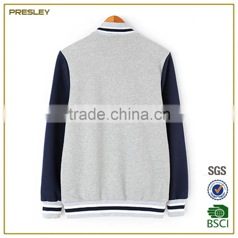 2016 wholesale price letterman jacket student hoodie sportwear young men