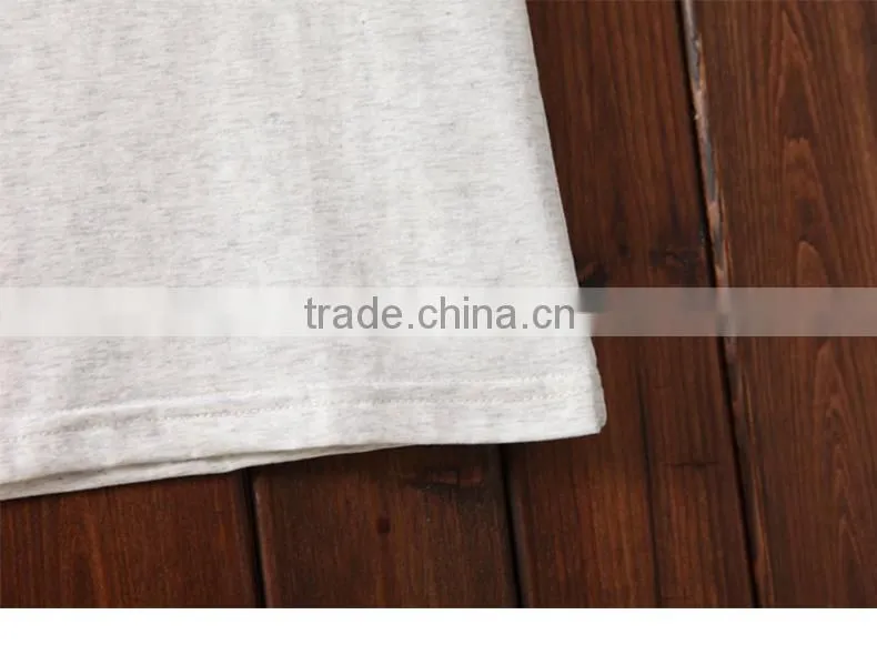 China alibaba short sleeve o neck printed colorblock t-shirt