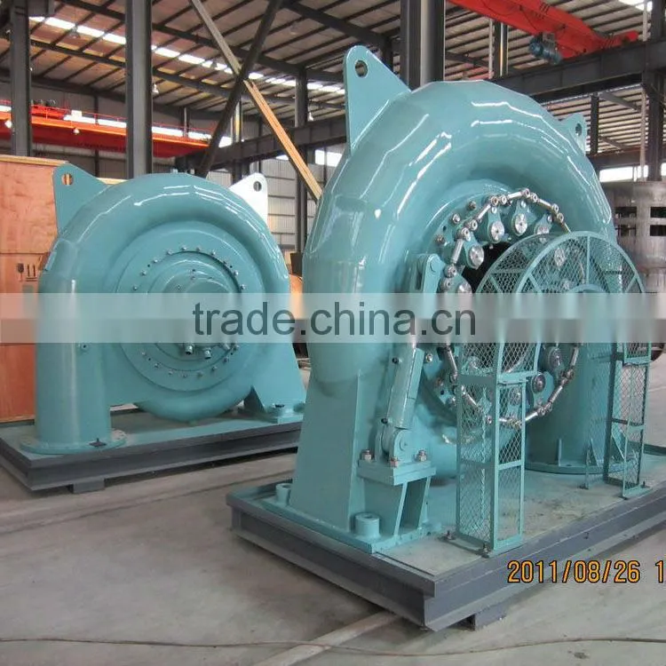 mini hydro turbine generator for power plant