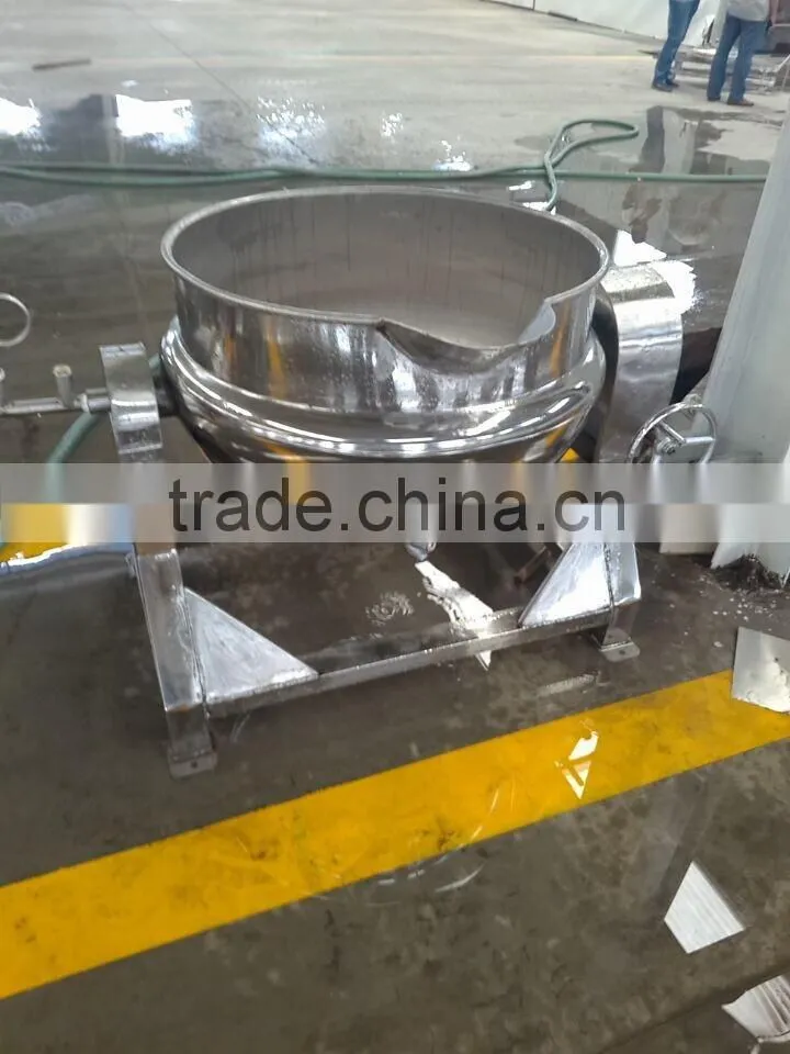 High quality widely used gas jacketed kettle,steam jacketed kettle
