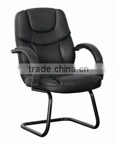 Black PU leather Office/Visit/Guest chair