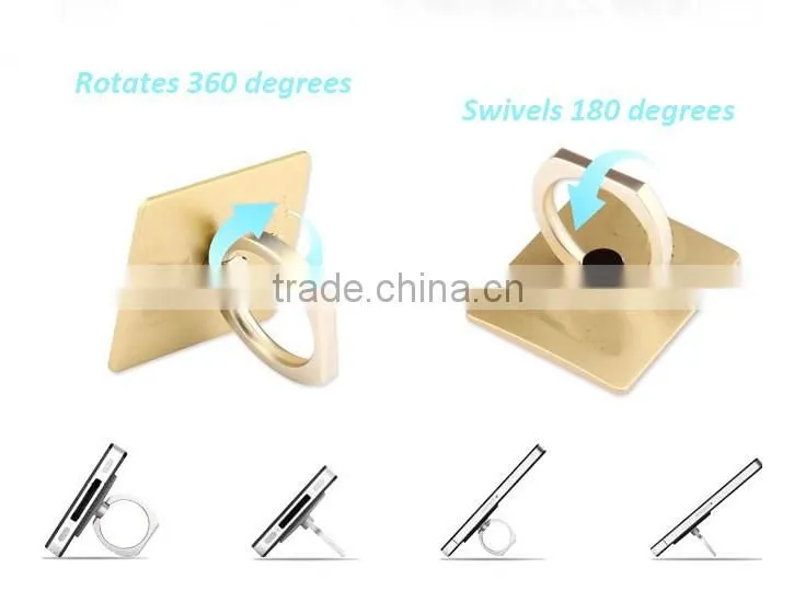 Universal Rotating Bunker Luxury Ring Finger Ring Kickstand