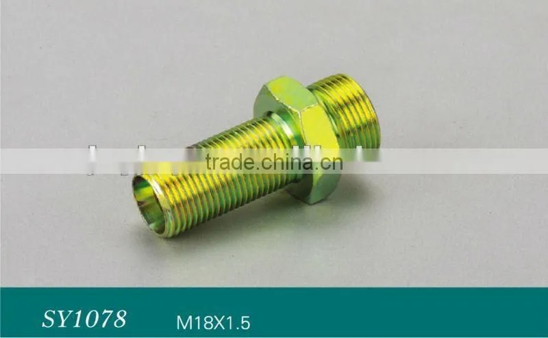 brass straight stainless steel pipe fitting hose fitting