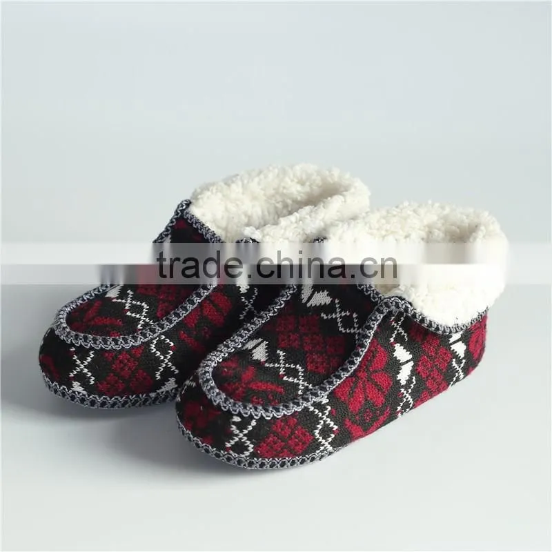 Women ankle slipper boots with shoe lace