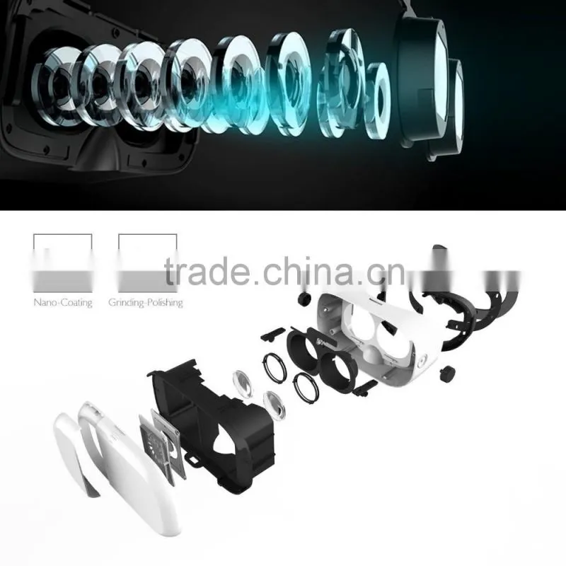 Larger image 3D VR box virtual glasses suitable for mobile phone 3D movies games 3D vr glasses